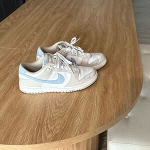 SOLD SOLD SOLD Nike White and Light Blue Athletic Shoes